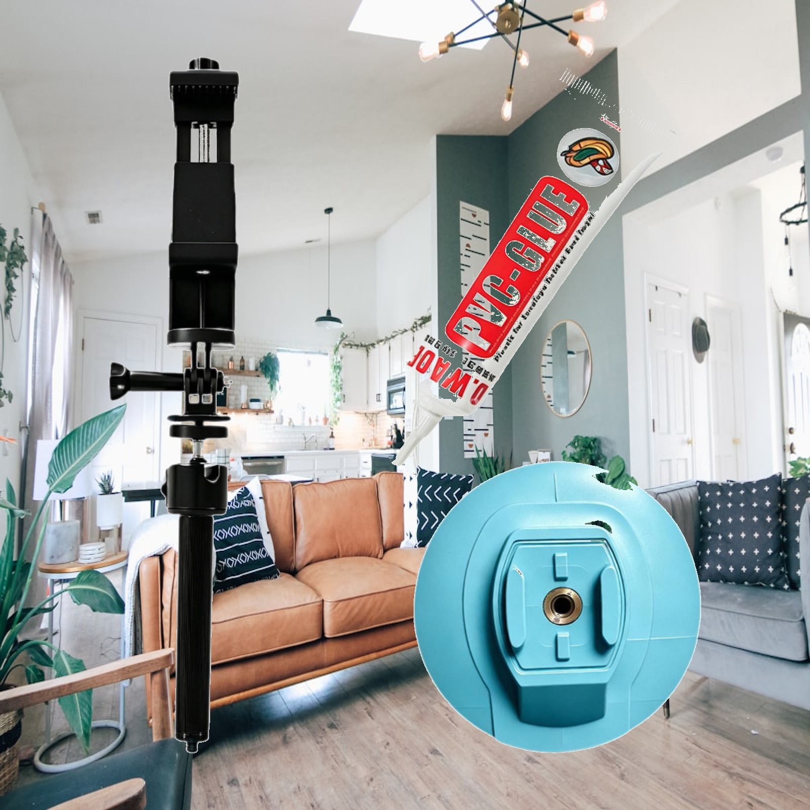 Fishing Camera - حامل هاتف للكاياك، حامل كاميرا رياضية،