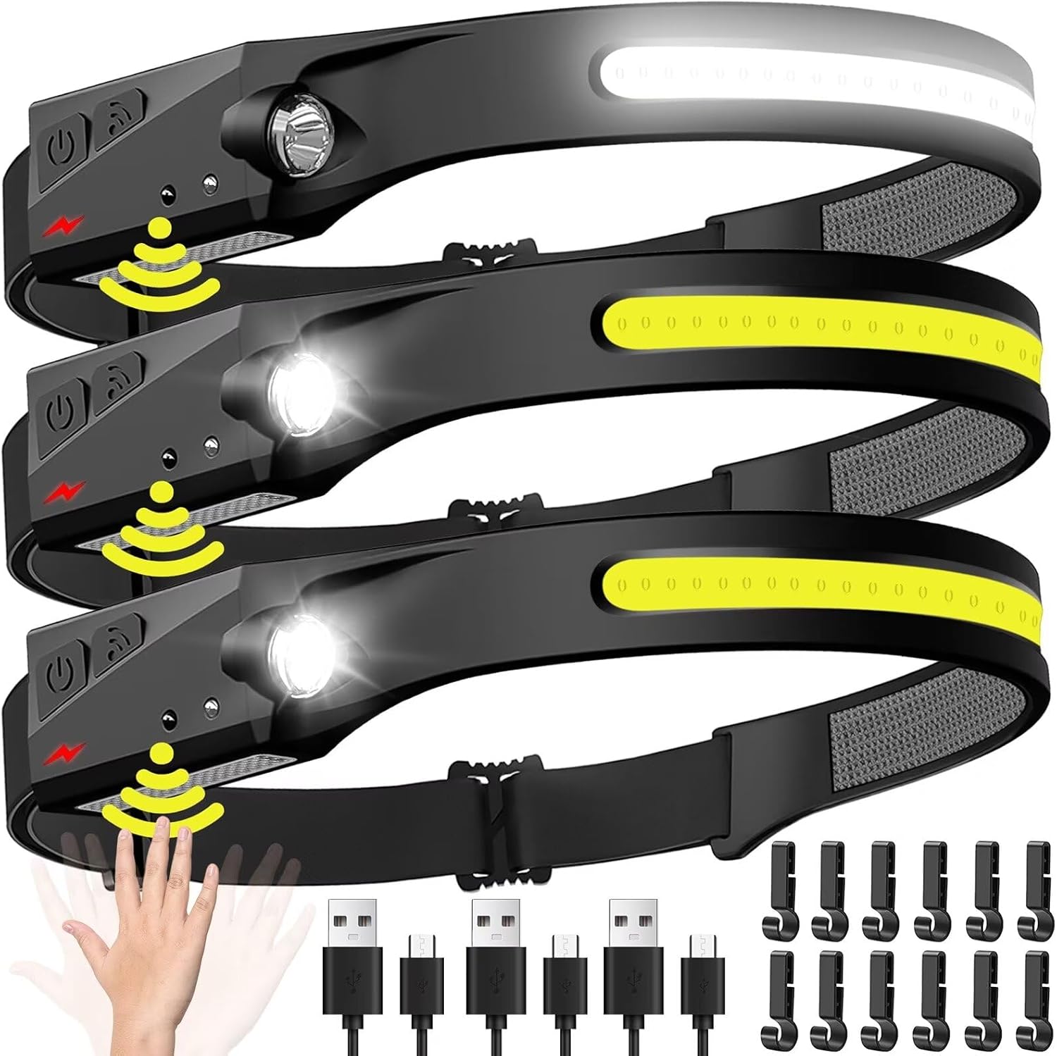 Fish Finder Battery - الاستشعار كشافات LED رئيس مصباح يدوي