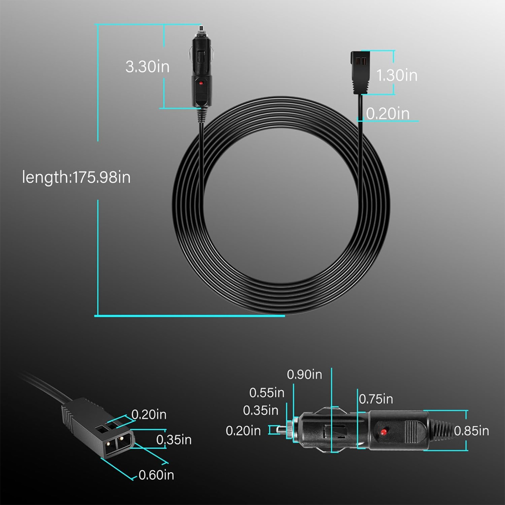 كابل طاقة بمنفذ 12 فولت تيار م - مراجعة Fish Finder Charger وسعره