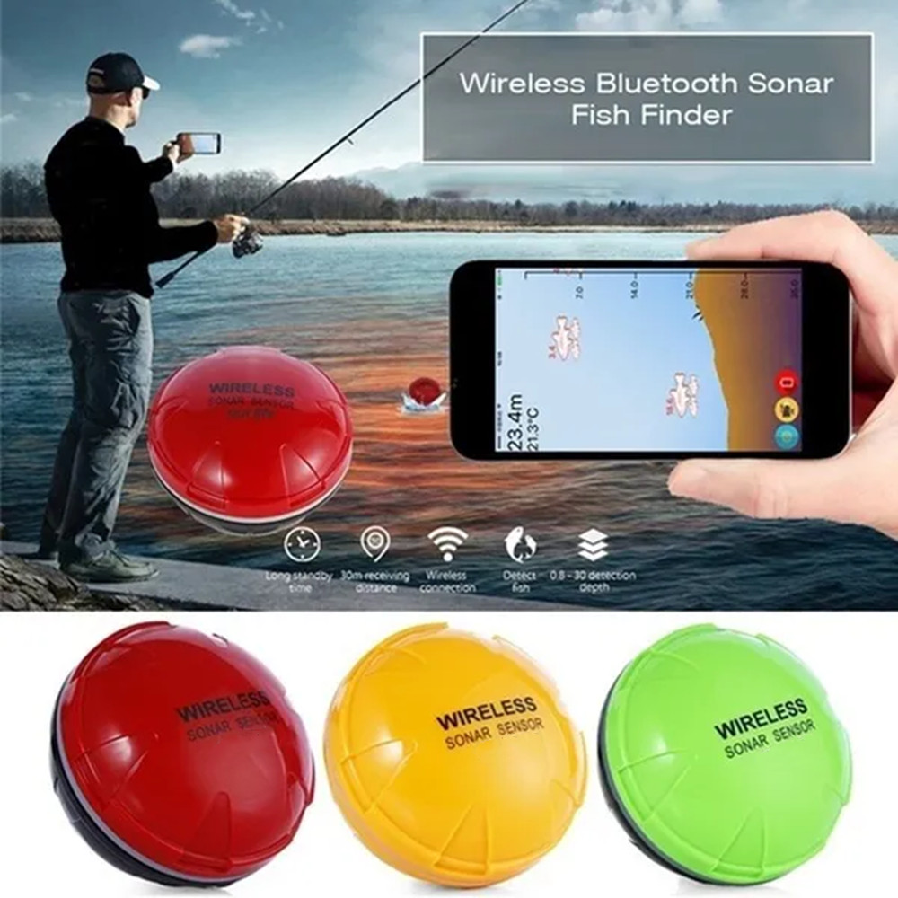 PUPOPAN 100 متر العلامة التجار - مراجعة Fish Finder Transducer وسعره