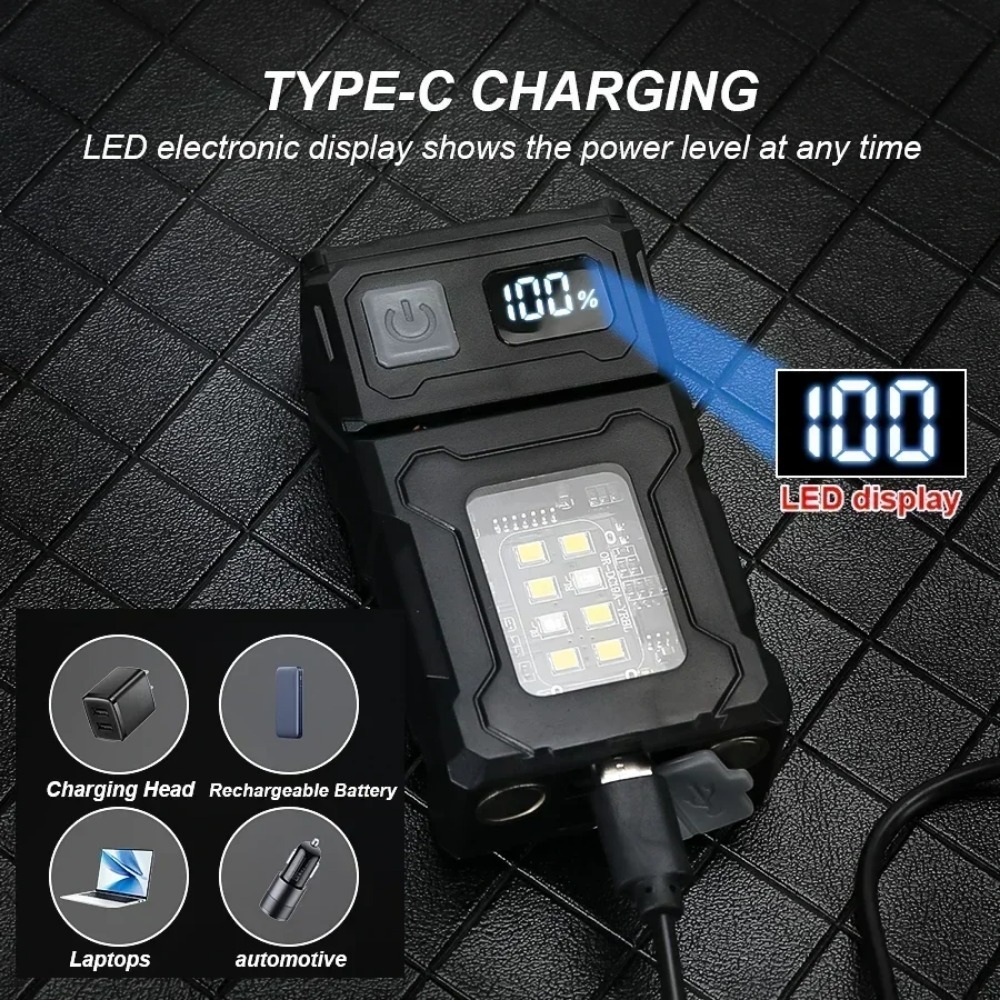 180 °   مصباح يدوي LED قابل لل - مراجعة Fishing Light وسعره