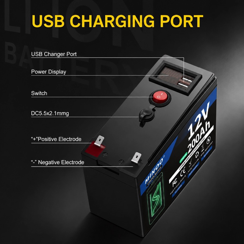 بطارية ليثيوم فوسفات الحديد 12 - مراجعة Fish Finder Charger وسعره
