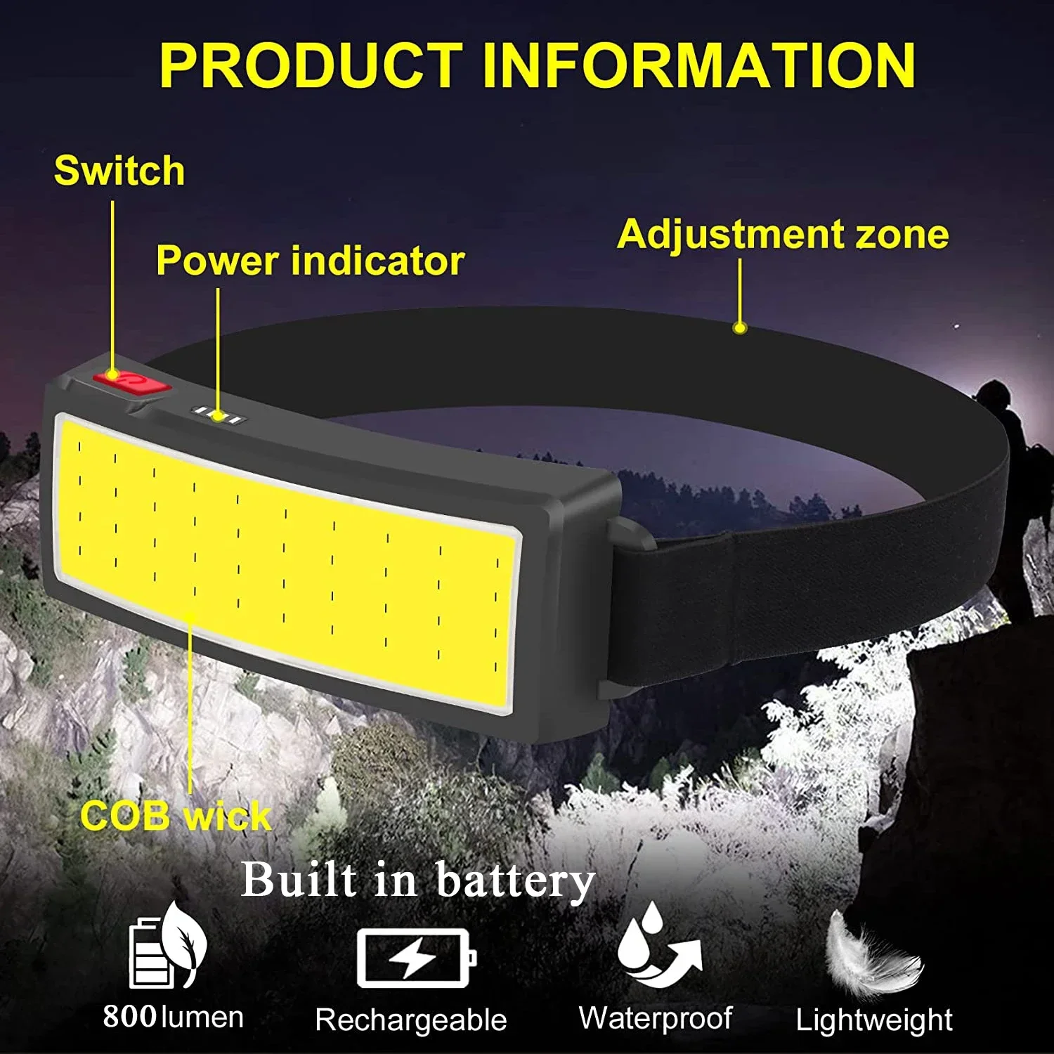 كشاف أمامي قوي COB LED من النو - مراجعة Fish Finder Battery وسعره
