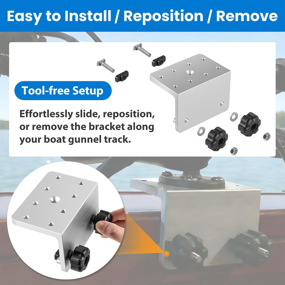 عبوتان بسعر 90 °   حوامل تثبيت - مراجعة Fish Finder Mount وسعره
