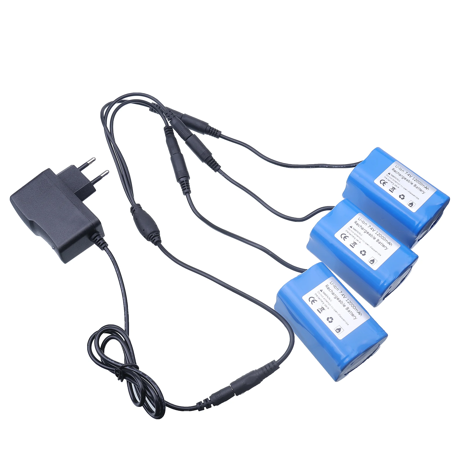 بطارية 7.4 فولت 12000 مللي أمب - مراجعة Fish Finder Charger وسعره